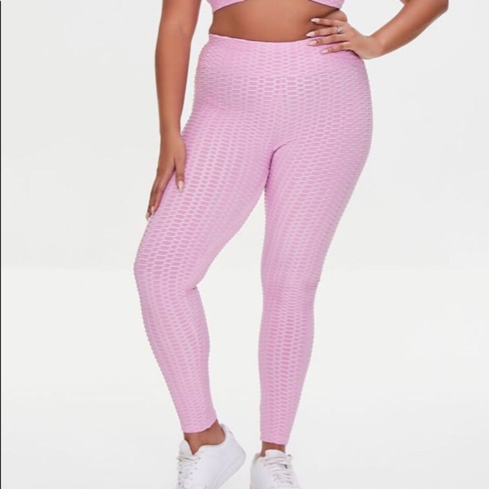 High rise pink legging NWT